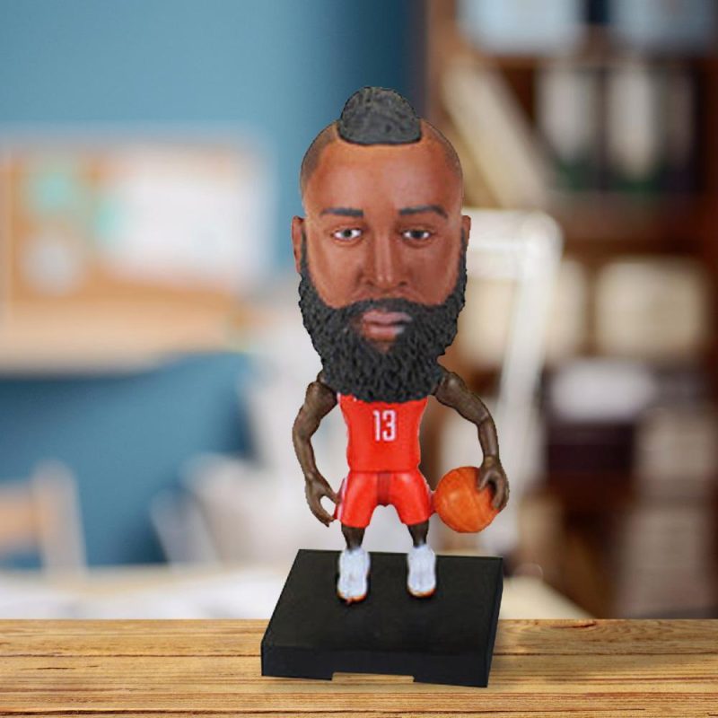 Cartoon Basketball Star Action Figure Car Decoration Birthday Gift For Friends