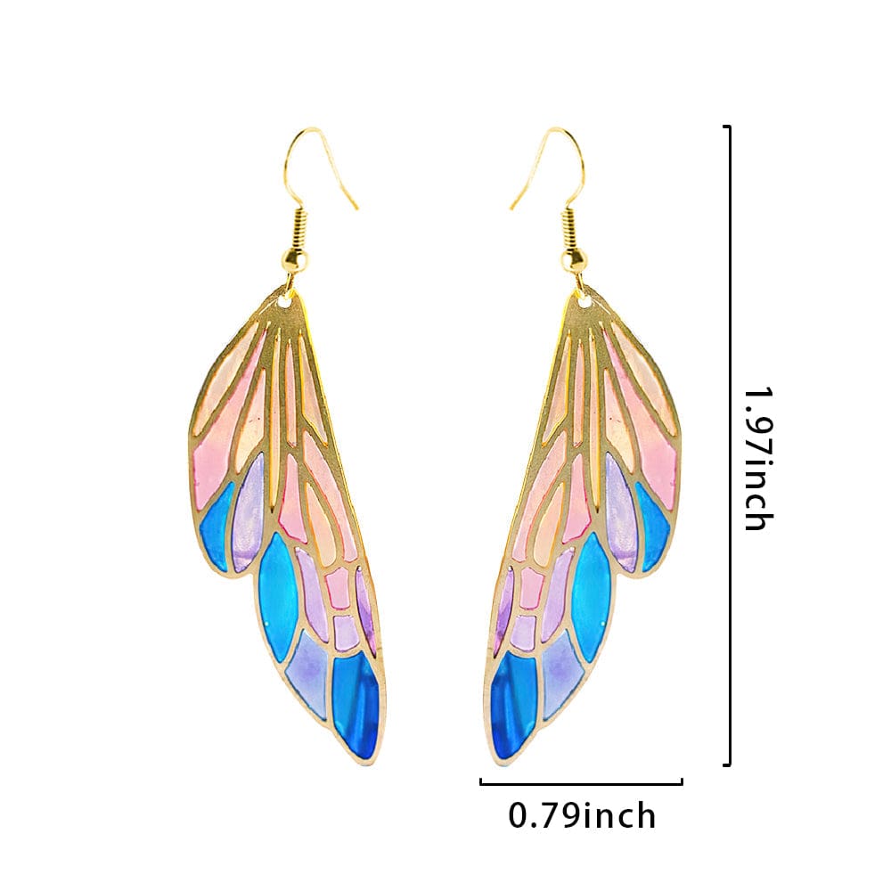 Butterfly Wing Earrings Acrylic Jewelry Gifts For Her - Image 2