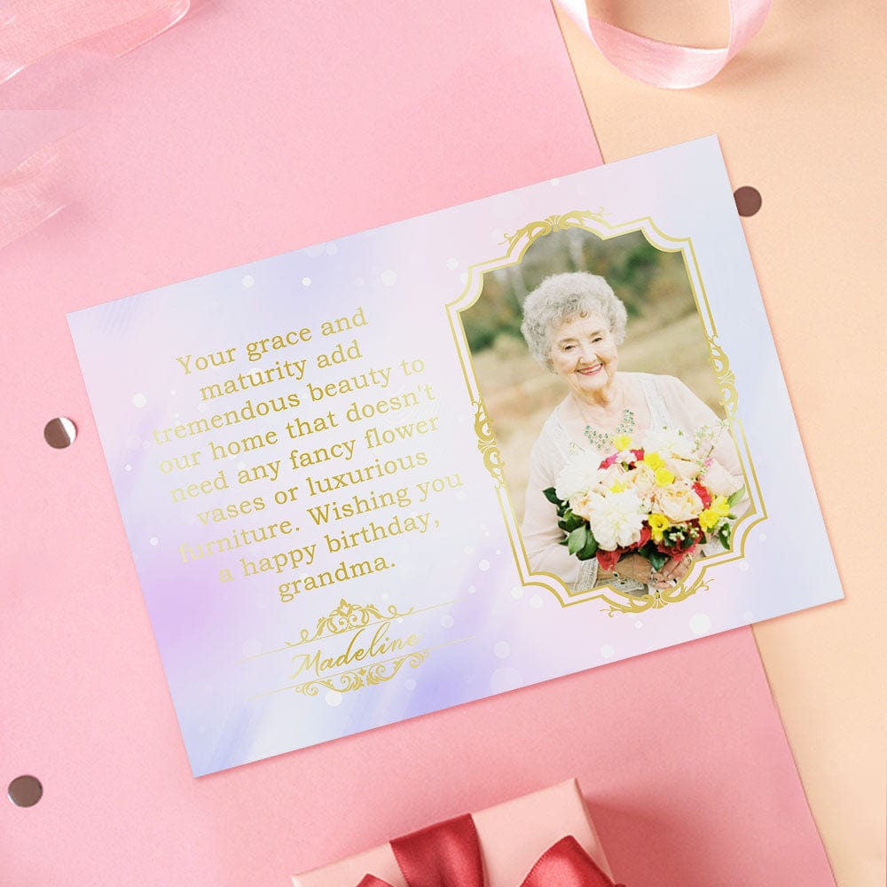 Custom Crochet Doll from Photo Handmade Look alike Dolls with Personalized Name Card Birthday Gifts for Grandma - Image 2