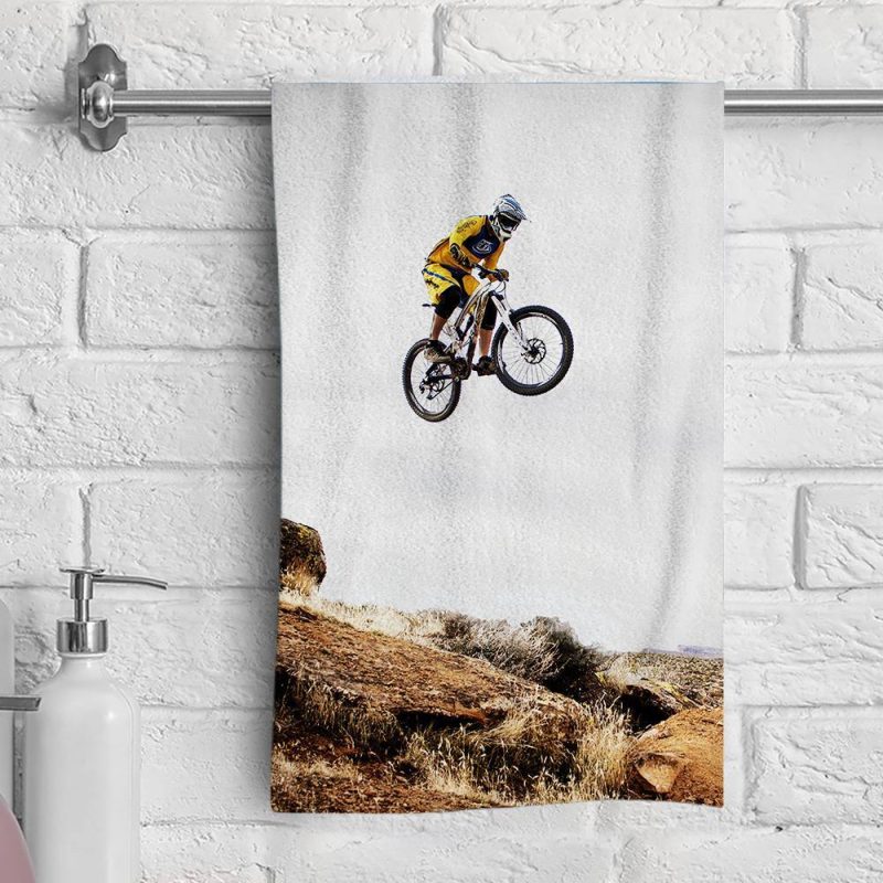 Custom Photo Towel Bathroom Accessories Fiber Towel 3 Size Bathroom Gifts