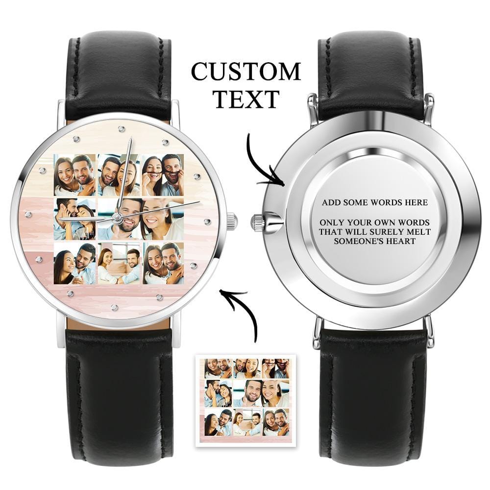 Photo Watch Engraved Watches Christmas Gifts for Lovers - Image 3