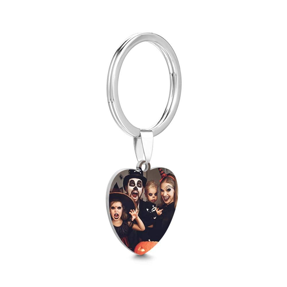 Heart Keychain Gift Metal Keychain Halloween Gift - Image 2