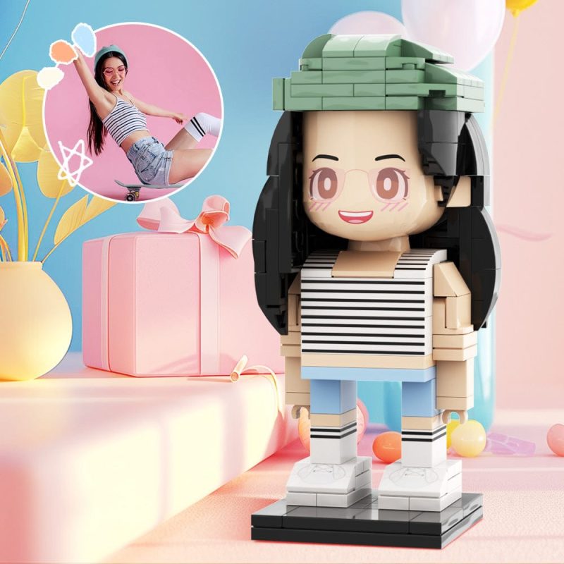 Customized Duduu Brick Figures figures for Couples Capturing Handmade DIY Valentine’s Day Gifts