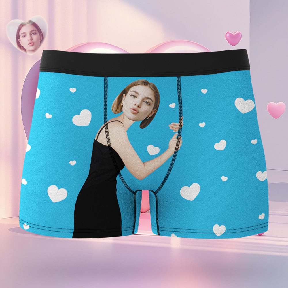 Custom Face Boxer Personalized Gifts For Him On Valentine's Day - Image 2