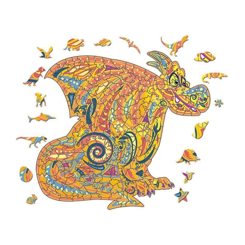 Wooden Dragon Puzzle Gifts Jigsaw Puzzles For Kids