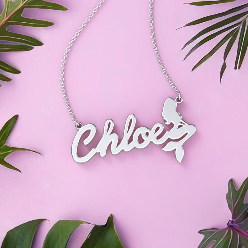 Custom Name Nacklace Dolphin and Star Necklace Gift For Girl
