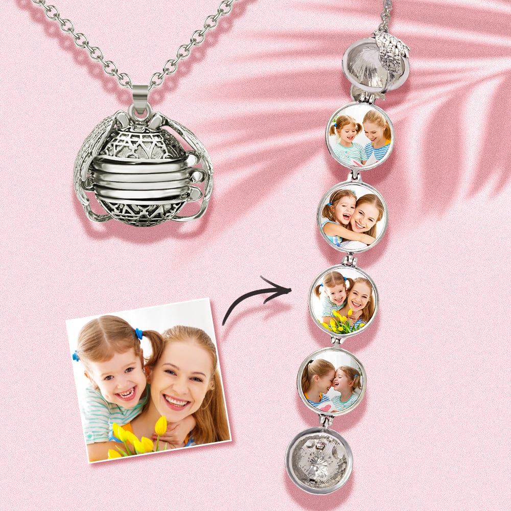 Custom Photo Locket Necklace Personalized Locket Necklace Mother's Day Gifts