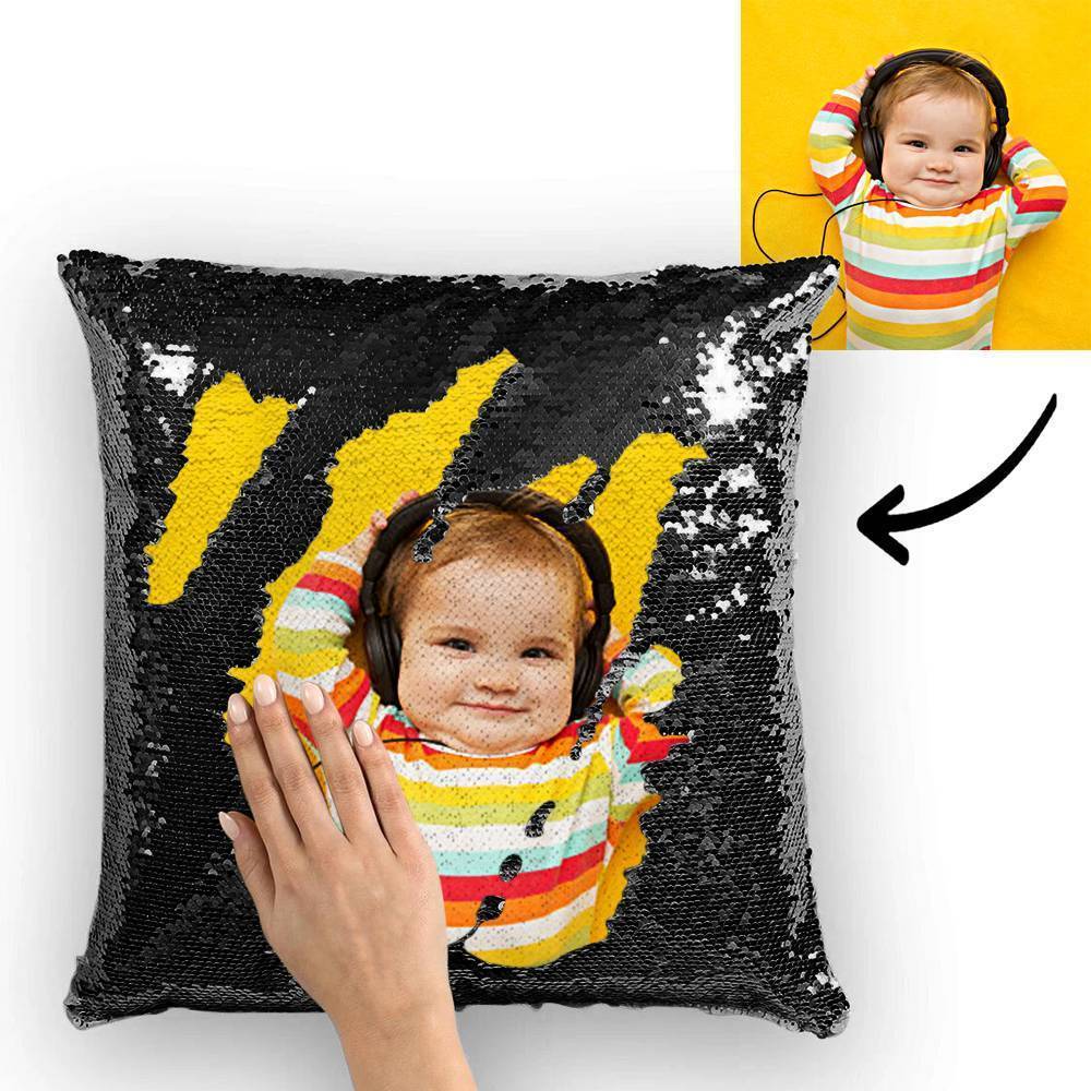 Baby Gift Golden Sequins Pillow Gift For Mom - 15.75''*15.75'' - Image 2