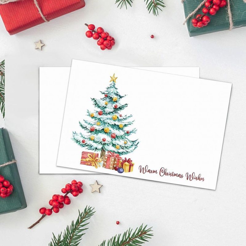 Christmas Tree Christmas Card Christmas Wishes Simple Style