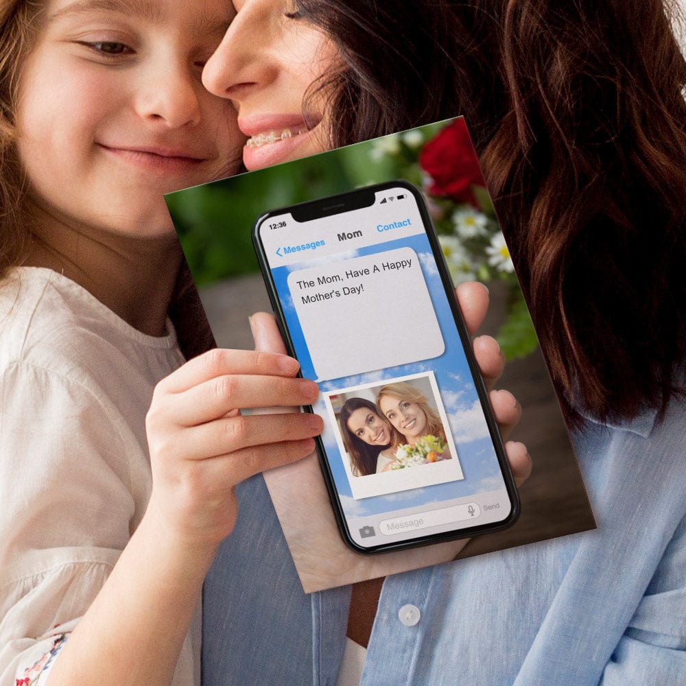 Custom Mother's Day Greeting Card Personalized Message From Mom Card Funny Gifts For Mom - Image 2