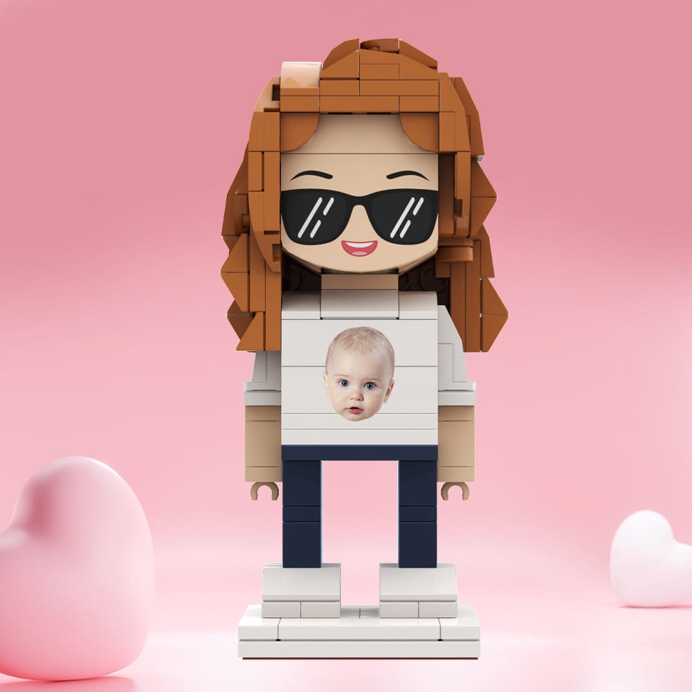 Valentine's Day Gifts Custom Brick Figures Personlized Face Brick Figures - Image 2