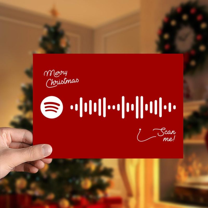 Oh Holy Night – Recorded at Metropolis Studios, London Spotify Code Music Greeting Card
