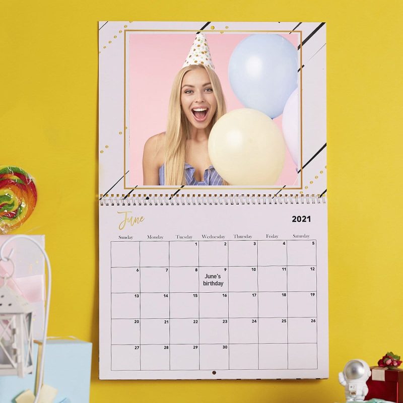 Custom Wall Calendar Birthday Gifts