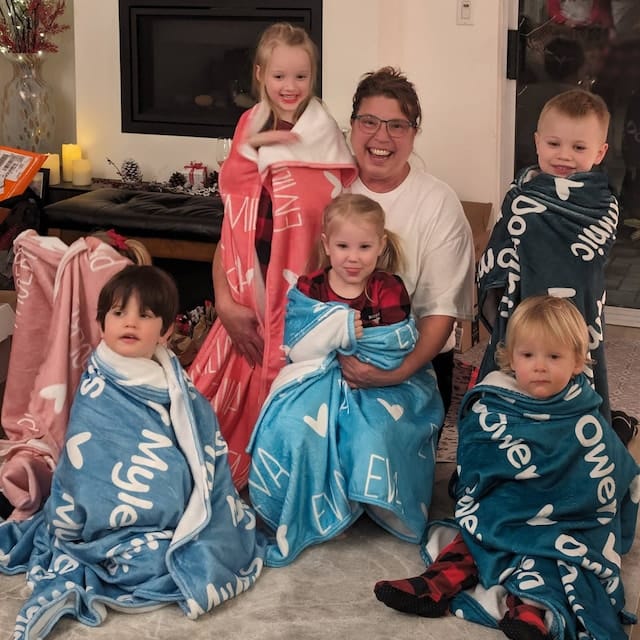 Custom Name Blanket Personalized Baby Blanket Kids Birthday Gift - Image 4