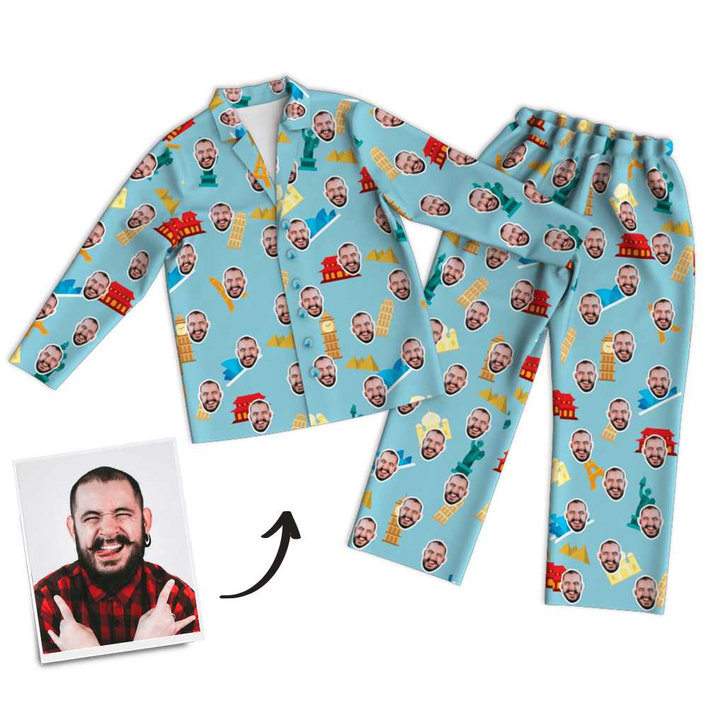 Custom Face Pajamas Birthday Gifts For Girlfriend Valentines Day Gifts - 6 Colors