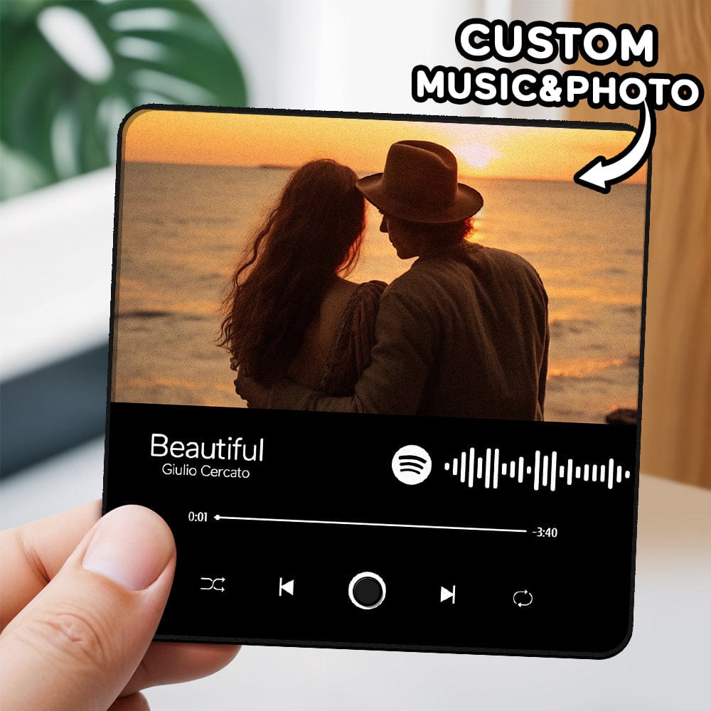Personalized Photo Album Fridge Magnet Music Wall Photo Sticker Music Movement That Can Be Played Without Cell Phone Music Fridge Magnet Pro Can Play Songs