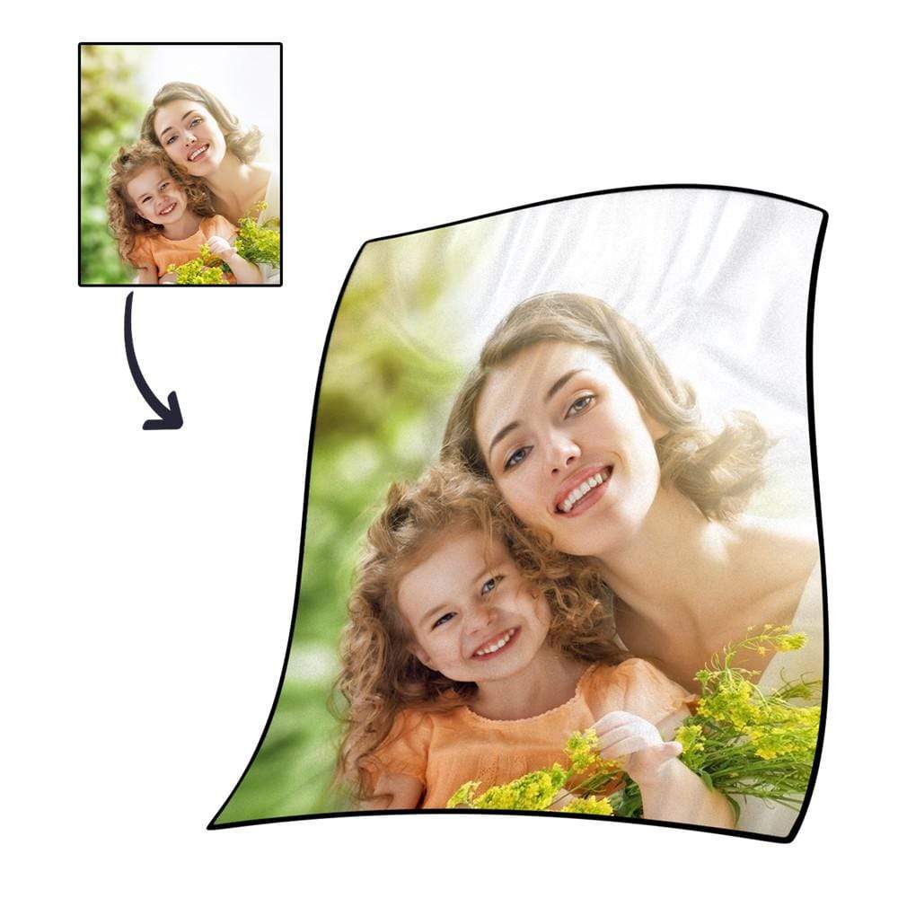 Photo Blanket Fleece Blanket Family Gifts for Grandpa - Image 3
