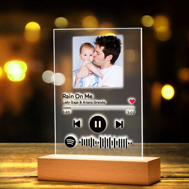 Custom Spotify Plaque Personalized Fathers Day Gift