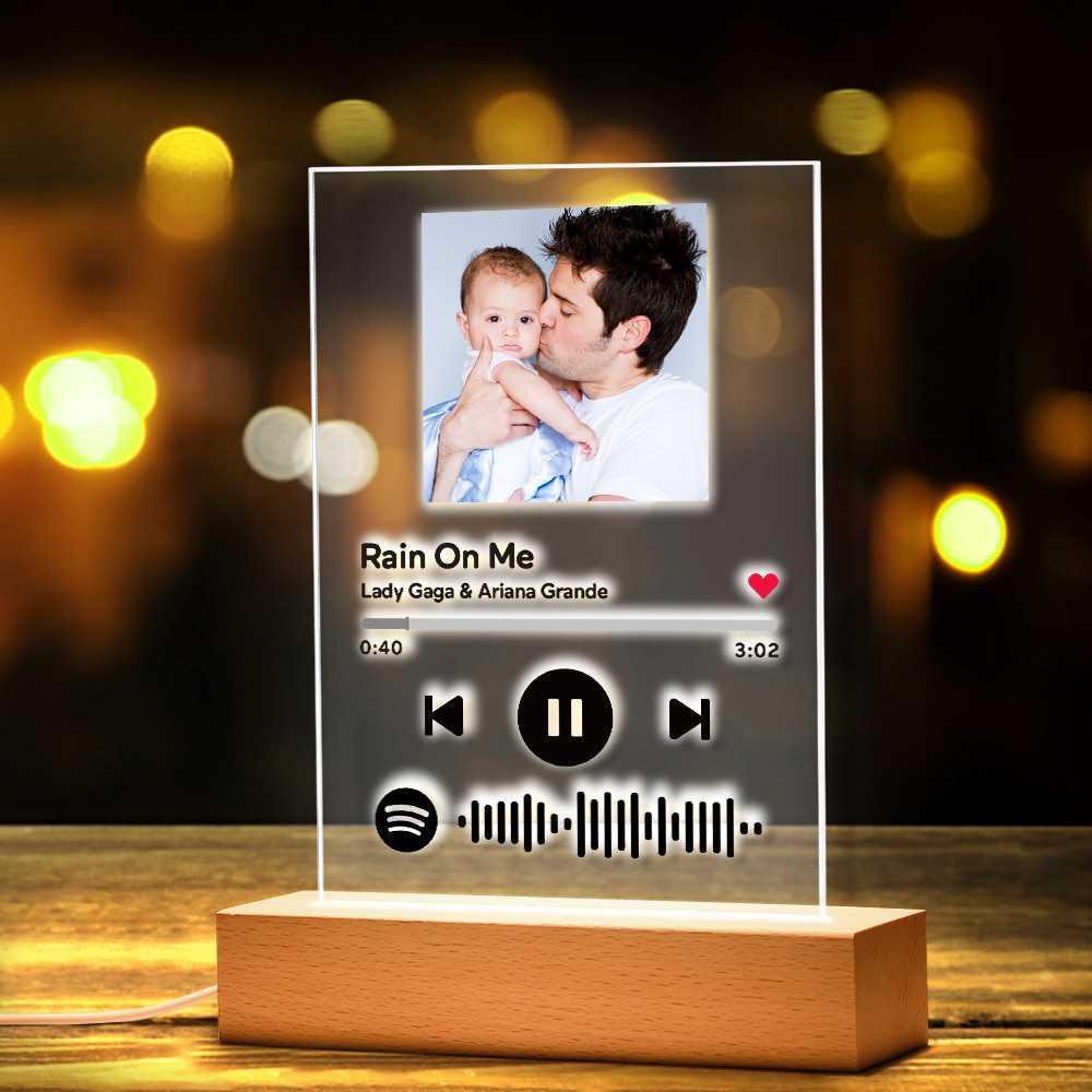 Custom Spotify Plaque Personalized Fathers Day Gift