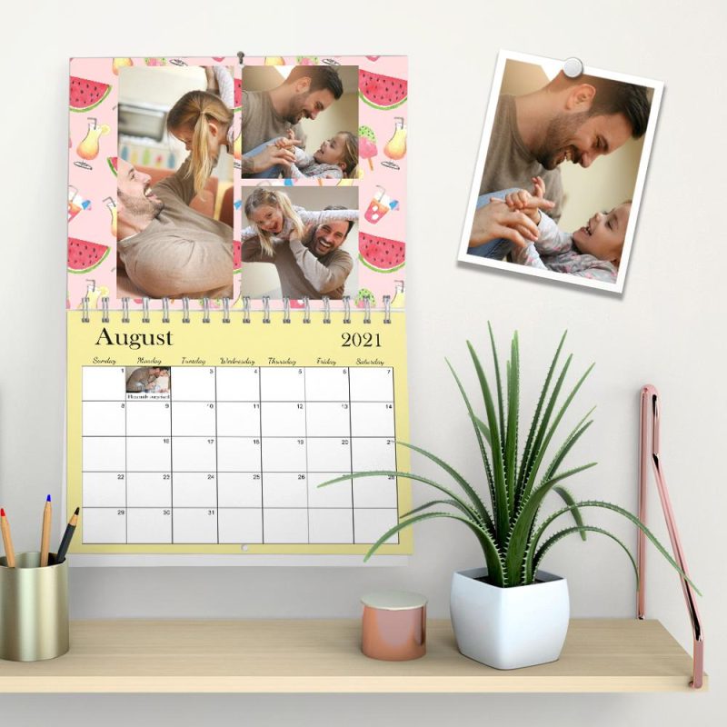 Custom Photo Gallery Wall Calendar Gifts for Lover