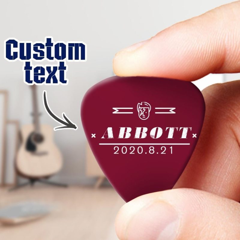 Birthday Gift Custom Guitar Pick Gift For Boyfriend – 6pcs