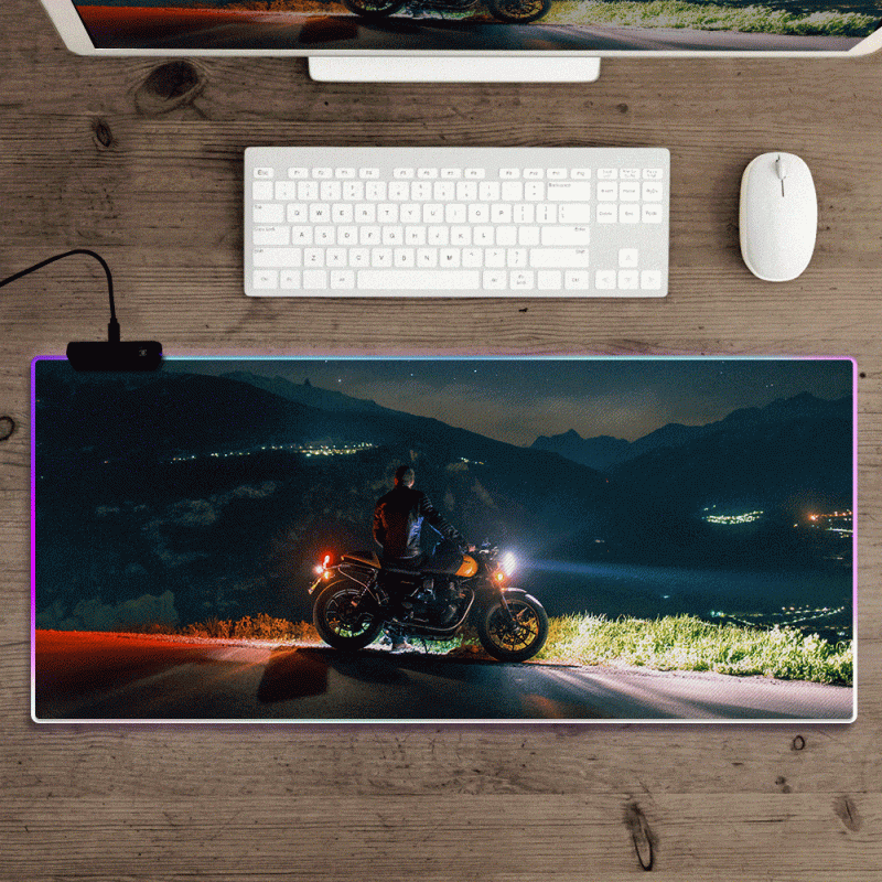Custom Gaming Mouse Pad Luminous Mouse Pad Personalized Gifts for Gamers-35.4 in* 15.7 in