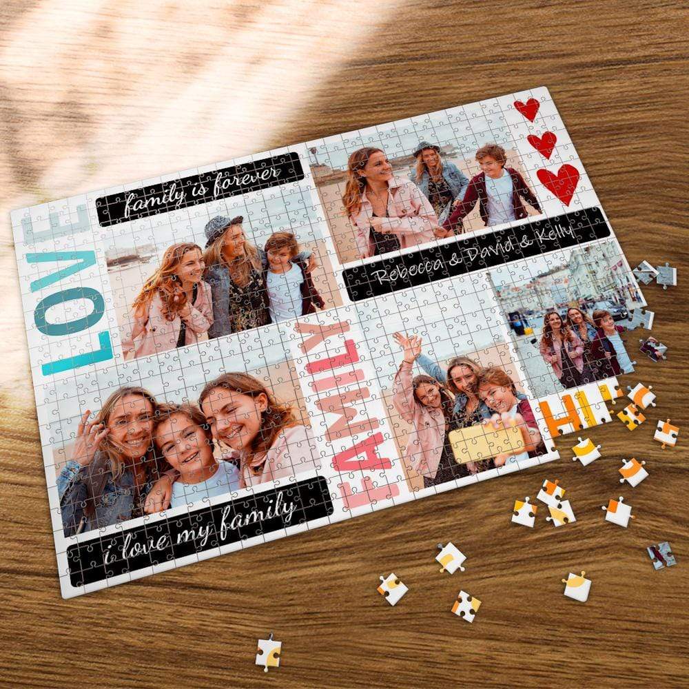 Personalized Jigsaw Puzzle Anniversary Gifts for Parents - Image 2