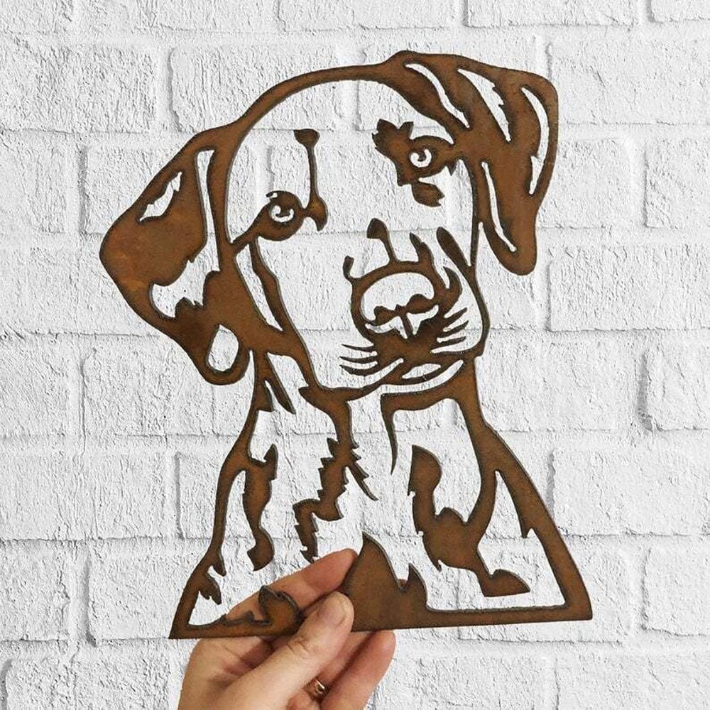 Dog Metal Wall Art Hanging Home Decor Puppy Pet Dalmatian