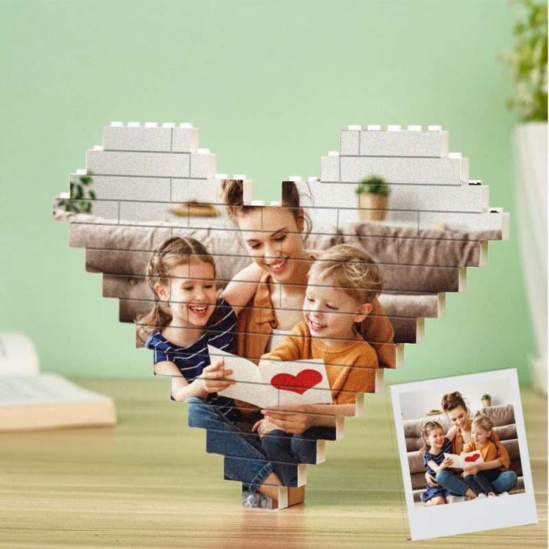 Mother’s Day Gifts Custom Photo Building Brick Personalized Music Code Block