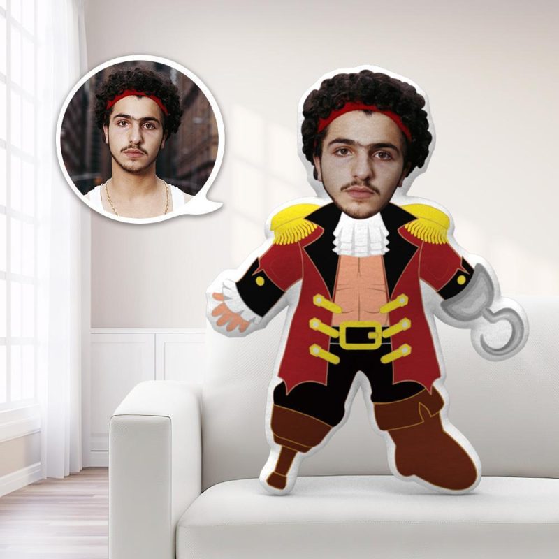 Face Pillows Personalized Pillows Pillow Toy Pirate Throw Pillow Boby Pillow Gag Gifts Funny Teacher Gifts