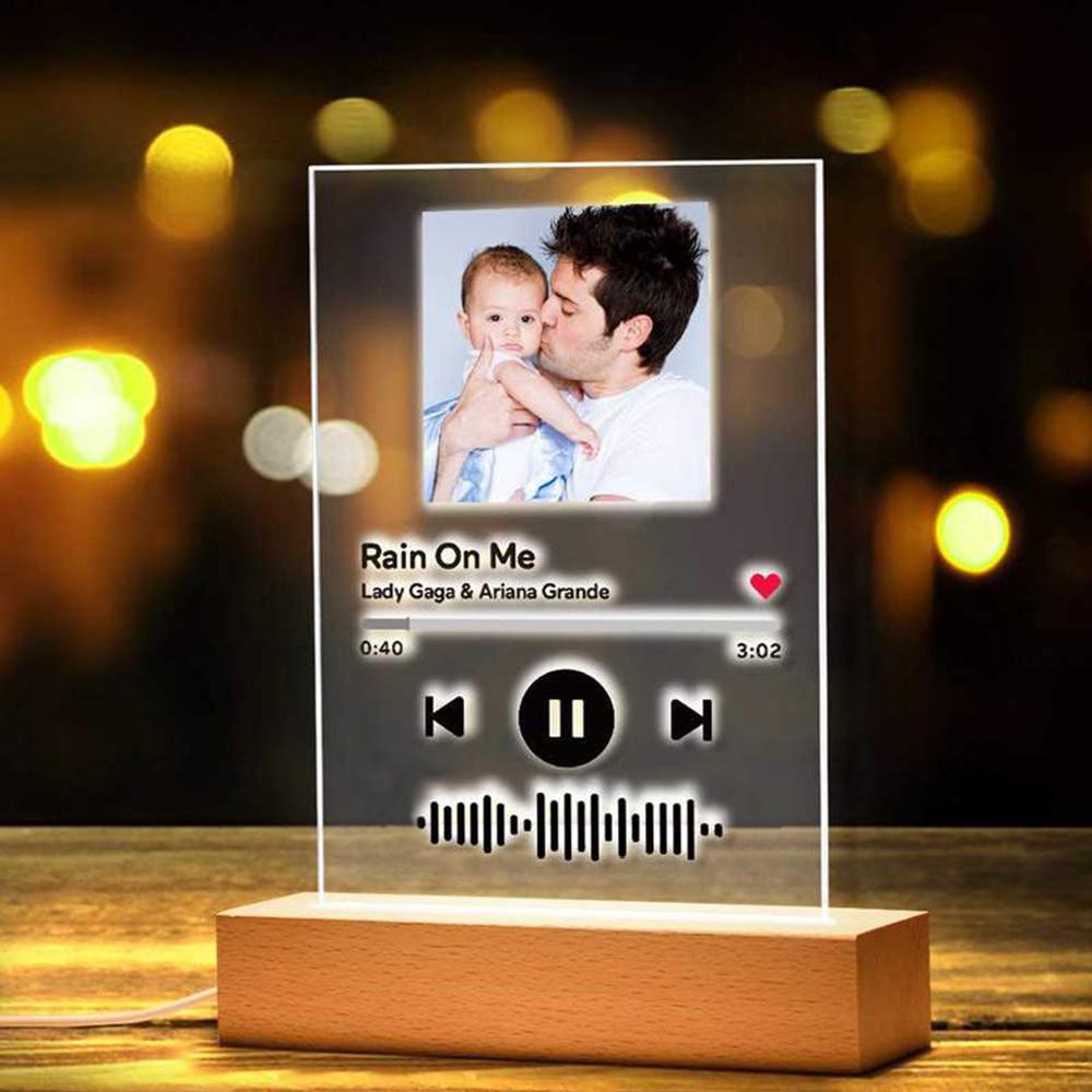 Custom Music Plaque Personalized Fathers Day Gift