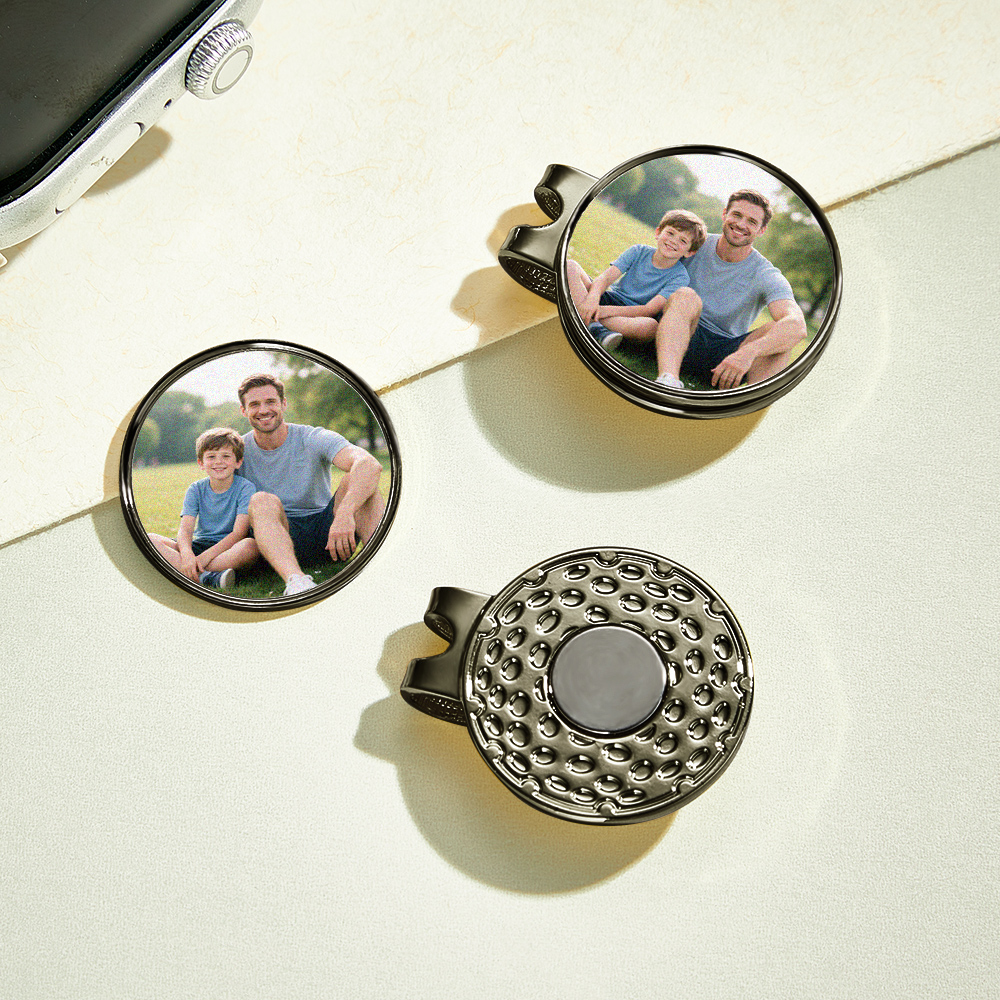 Photo Golf Marker, Golf Marker and Clip Set, Custom Golf Gifts For Her, Custom Golf Marker, Golfing Accessory, Personalized Golf Marker - Image 2