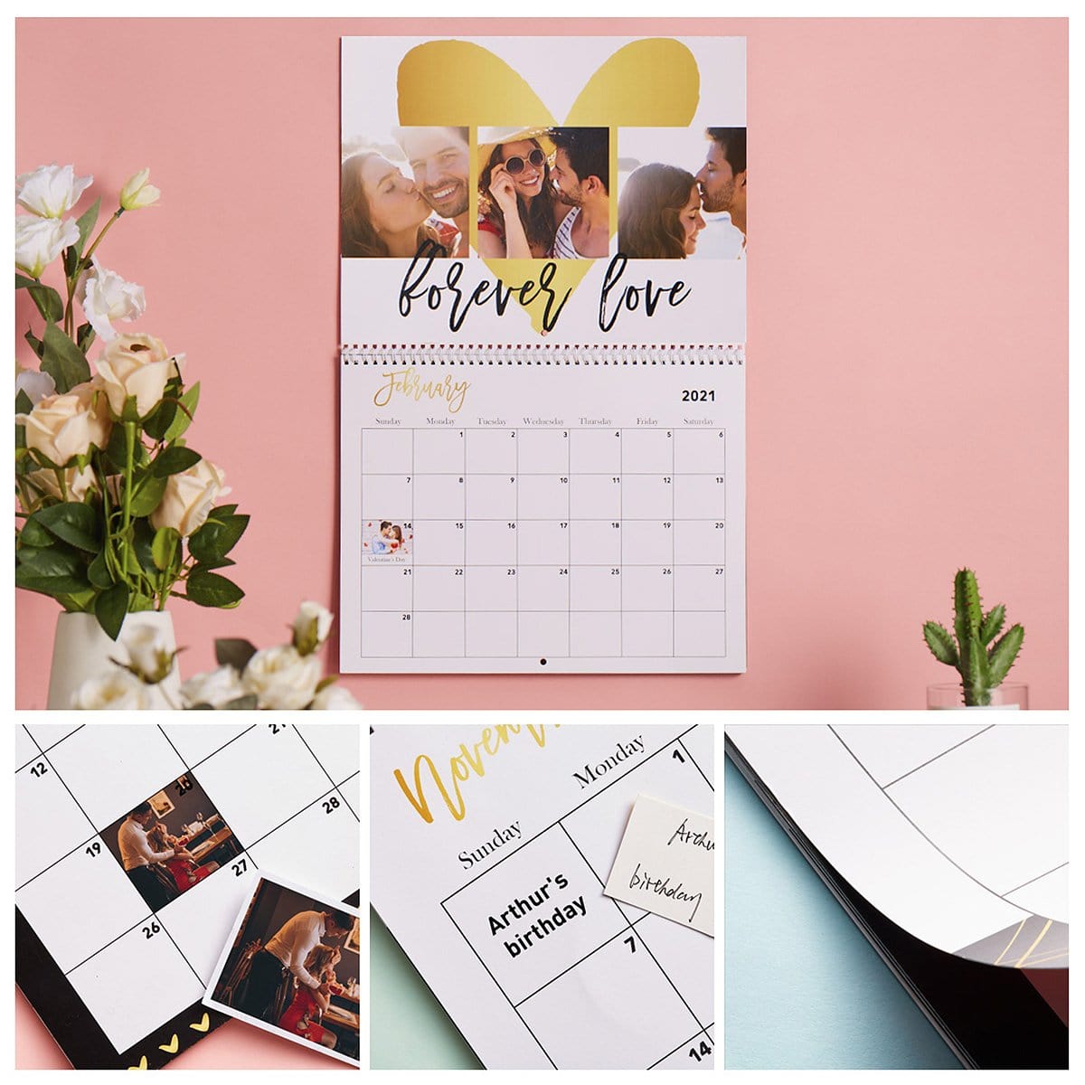Custom Photo Calendar Personalized Wall Calendar Gifts - Image 2
