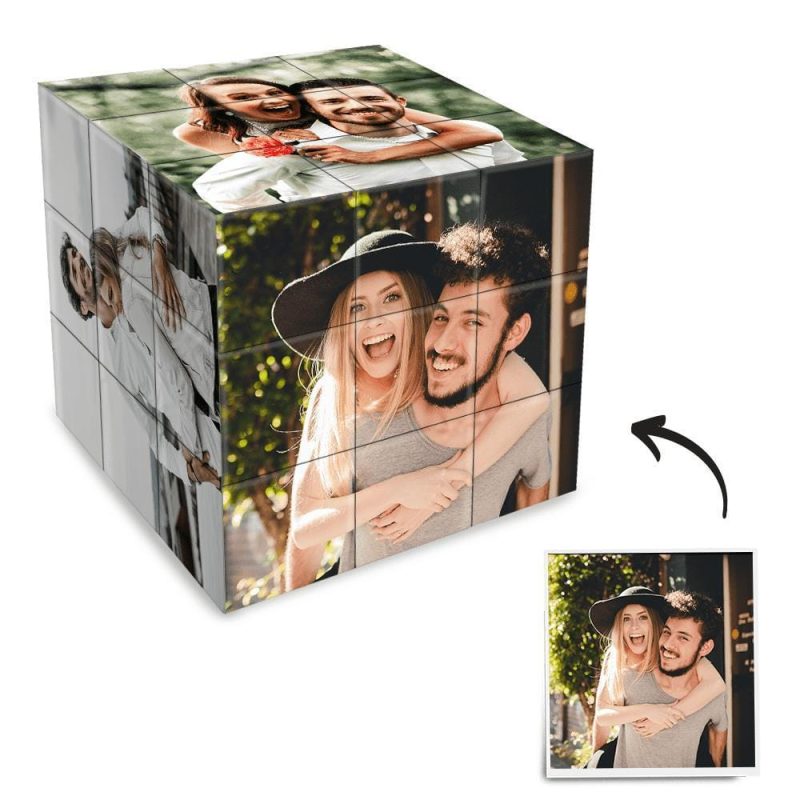 Anniversary Gift Photo Rubic’s Cube  Birthday Gift Valentines Day Gifts
