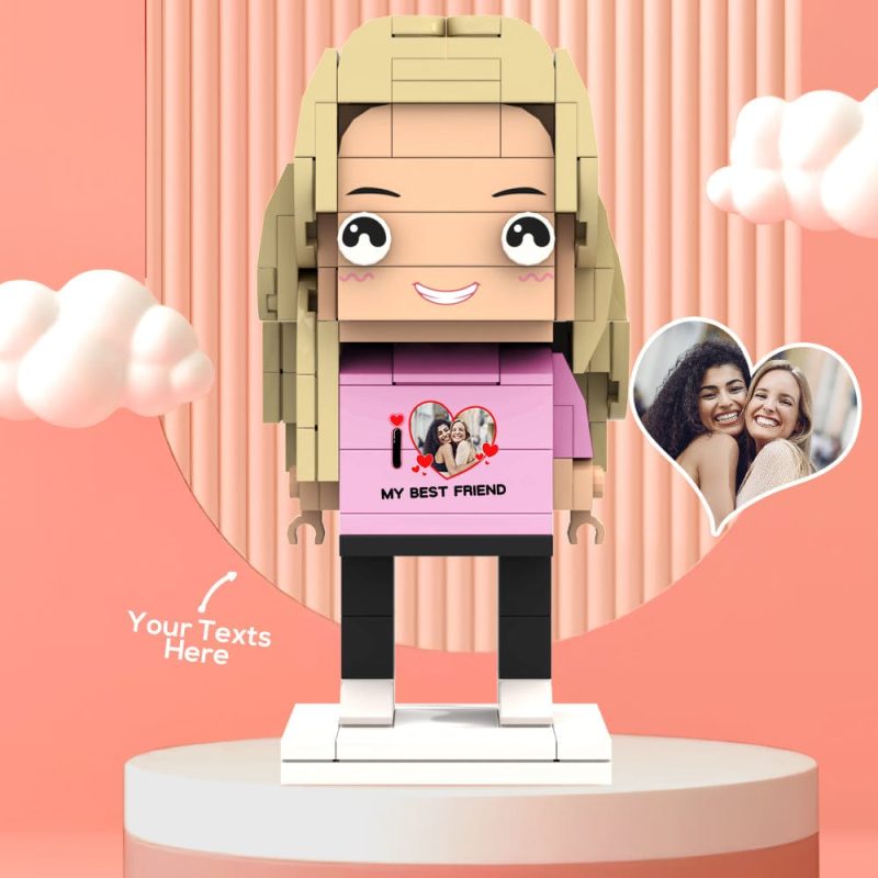 Valentine’s Day Gifts Custom Brick Figures Personlized Poto & Text Brick Figures My Best XXX Brick Figures