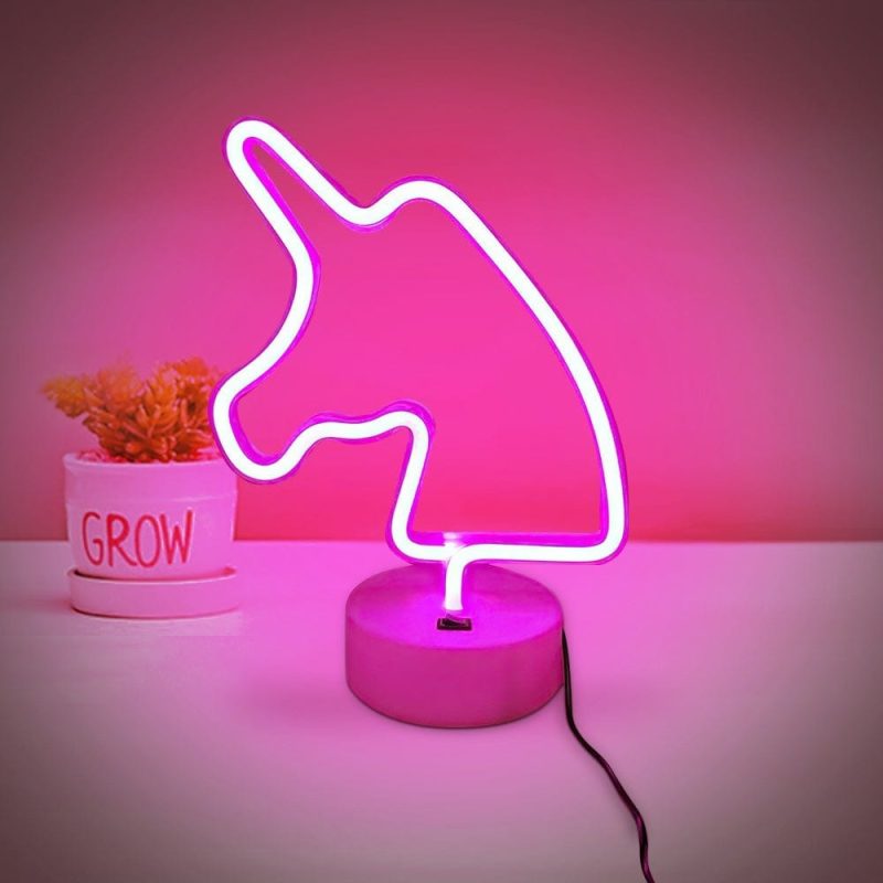 Night LIght Lamp Neon Lamp Pink Unicorn Gift For Kids