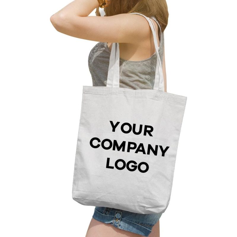 Custom Corporate Gifts Custom Tote Bag with Photo & Text