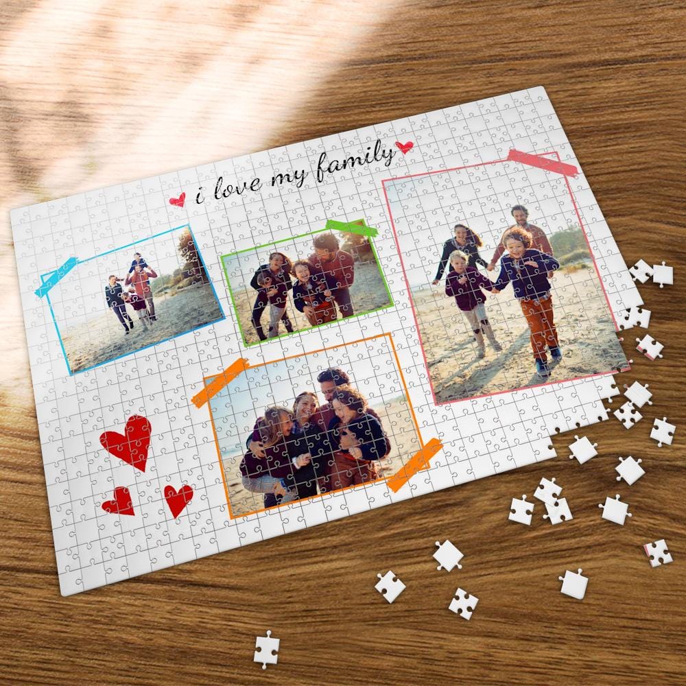 Father's Day Puzzle Custom Photo Puzzle Father's Day Gift (35-1000 Pieces) - Image 2