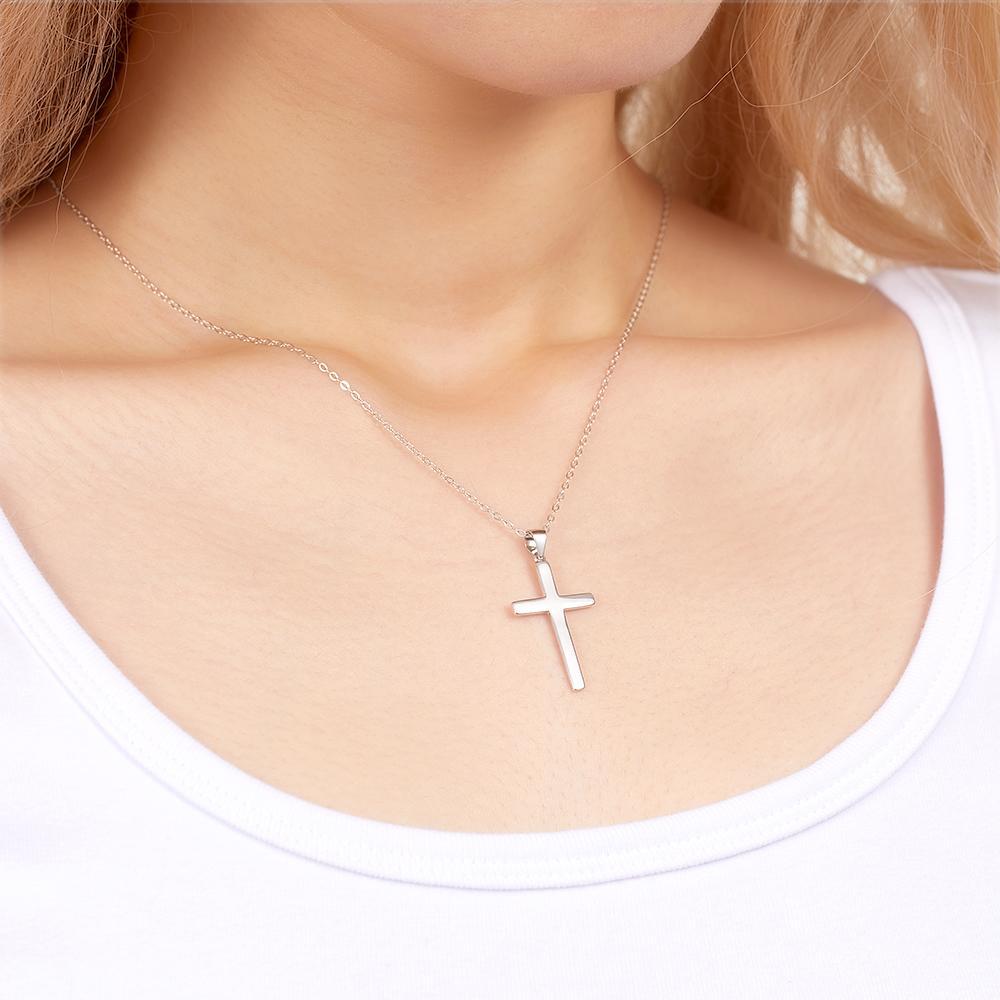 Necklace Cross With Custom Message Card Gift for Daughter - Image 3