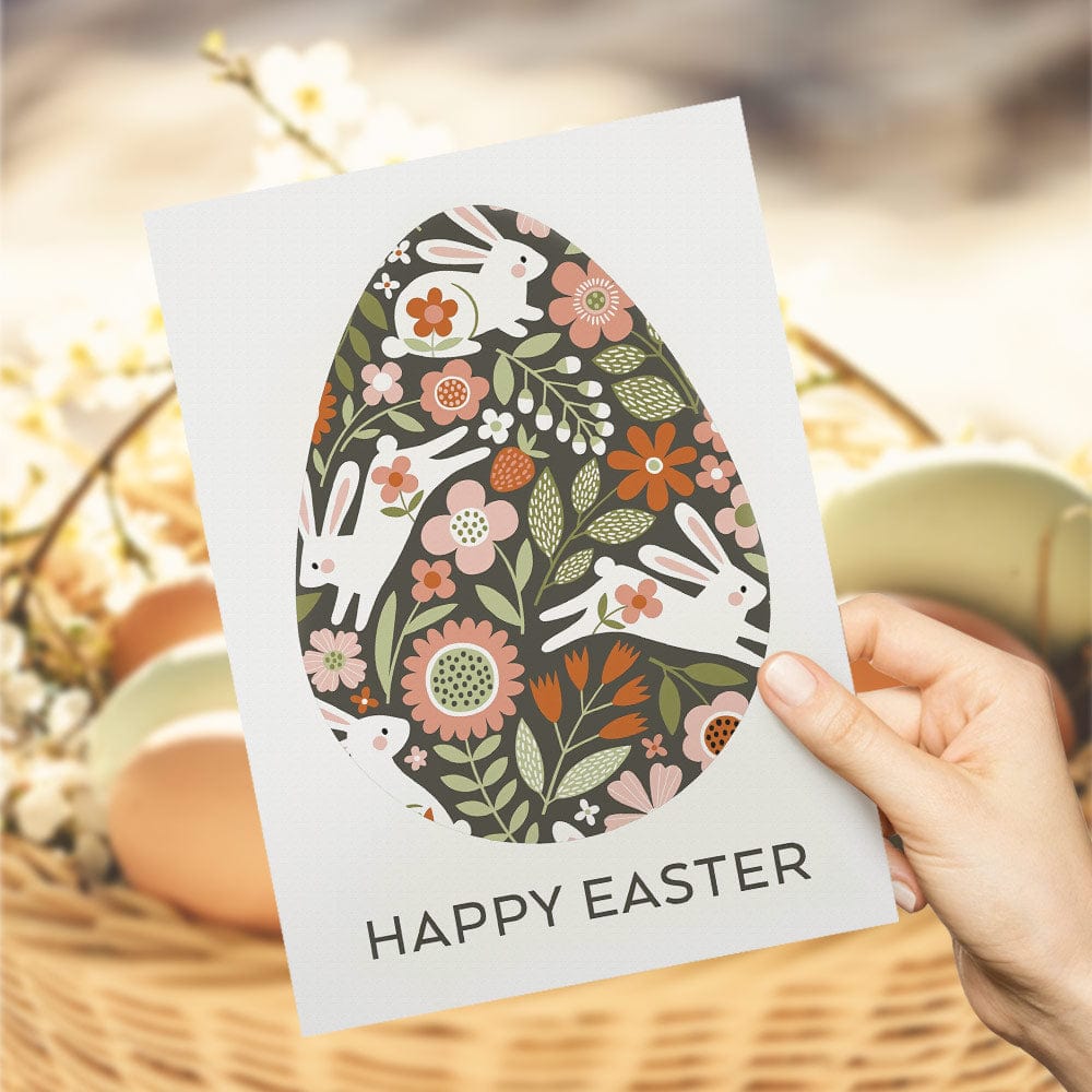 Happy Easter Card Easter Bunny Card Easter Egg Card Easter Card For Her - Image 2