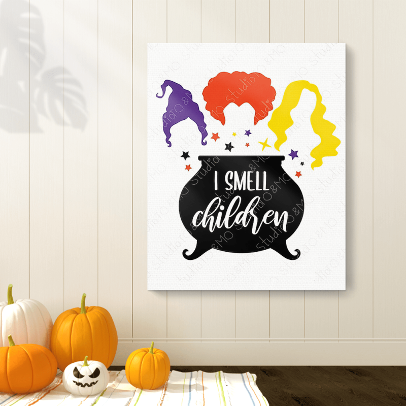 Halloween Canvas Painting Hocus Pocus Canvas Sanderson Sister Canvas Halloween Party Decor
