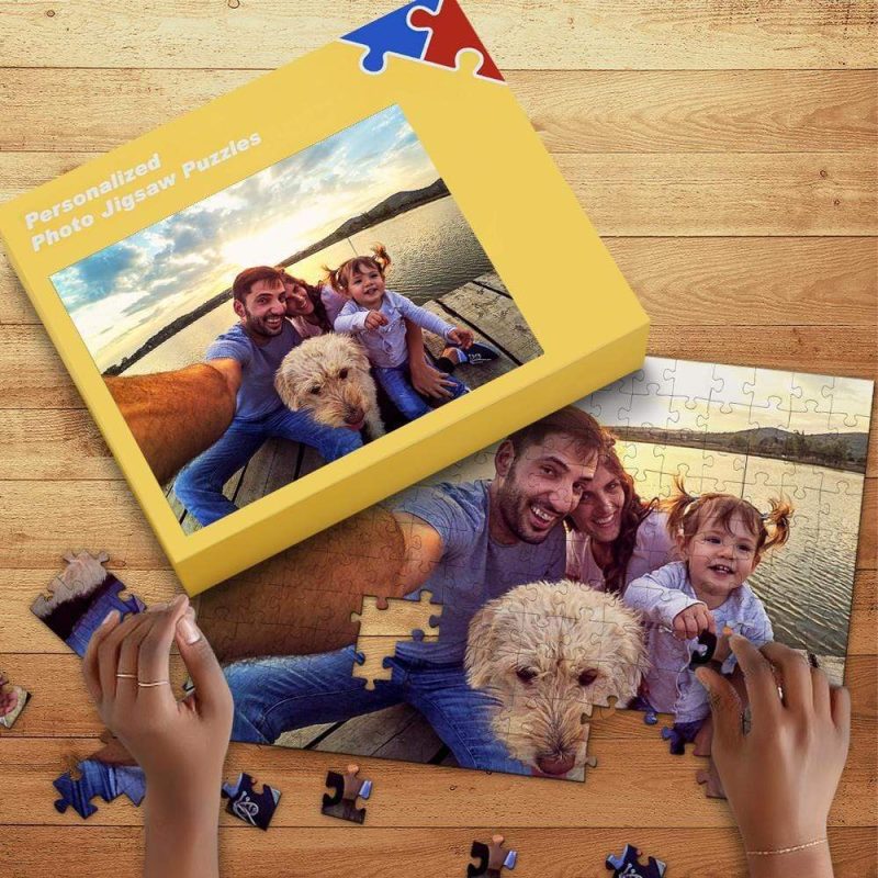 Personalized Picture Puzzle Anniversary Gifts For Grandpa