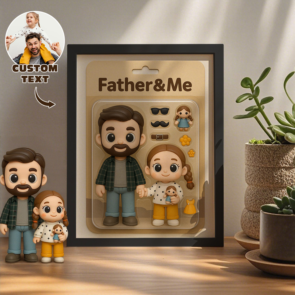 Fully Body Custom Action Figure Portraits | Personalized Toy Box Art | Custom Photo Frame Decorations - Image 2
