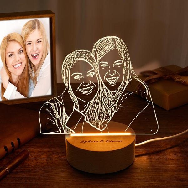 Picture Night Lights Custom Night Light Gift For Mother’s Day