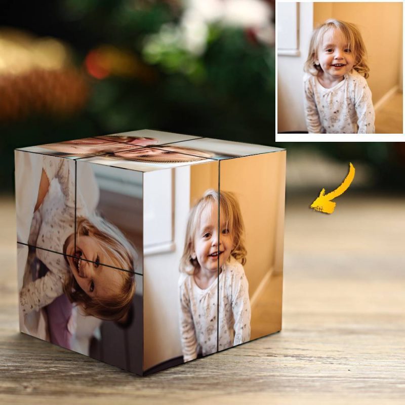 Baby Gift Flipping Photo Cube Picture Cube Gift For Kid