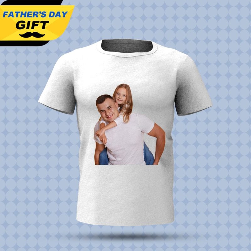 Father’s Day Shirts Custom Photo T-shirt Gift From Daughter Gifts For Dad