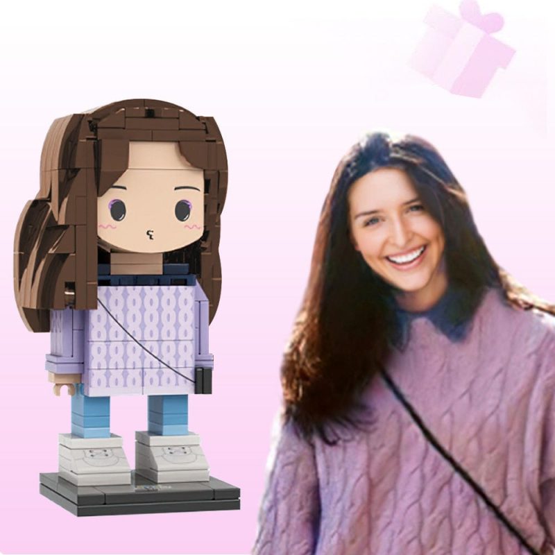 Personalized Gift Full Body Custom Brick Figures Small Particle Block Toy Block Gift For Soulmate