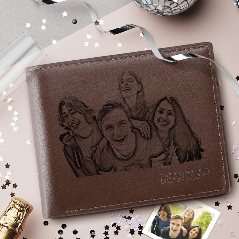 Custom Men’s Photo Wallet Gifts For Friends