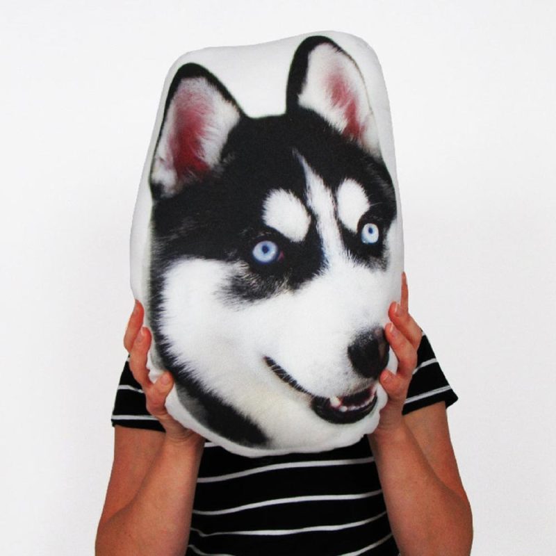 Husky Face Pillow Gifts For Dog Lovers Memorial Gifts