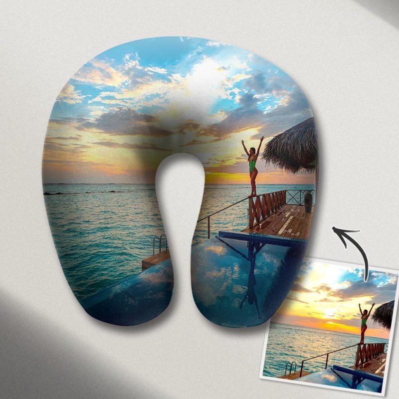 Travel Gifts Custom Travel Neck Pillow Memorial Gifts